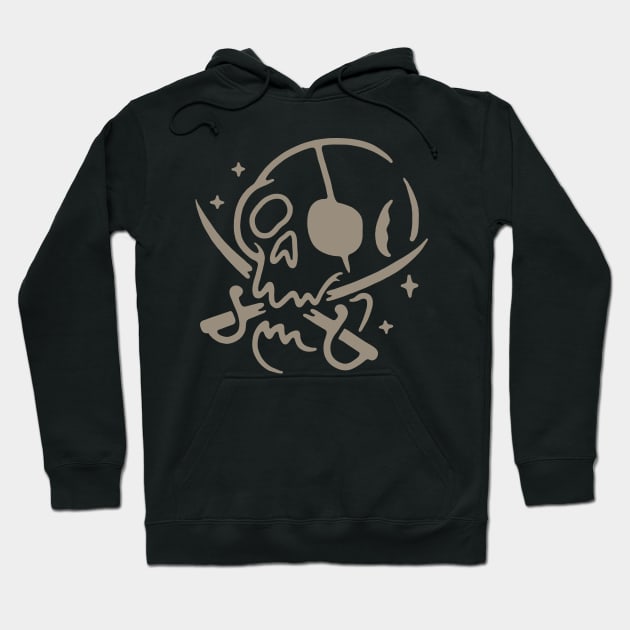 Skull and Swords Hoodie by quilimo